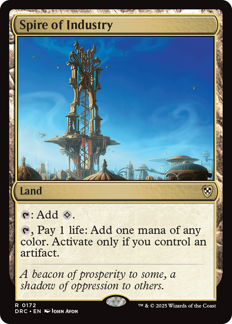 Spire of Industry (-172) - Commander: Aetherdrift