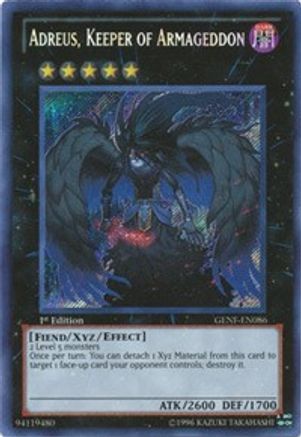 Adreus, Keeper of Armageddon [GENF-EN086] Secret Rare