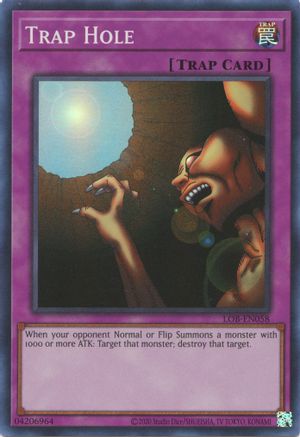 Trap Hole (25th Anniversary) [LOB-EN058] Super Rare