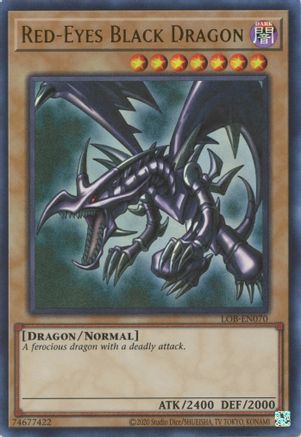 Red-Eyes Black Dragon (25th Anniversary) [LOB-EN070] Ultra Rare