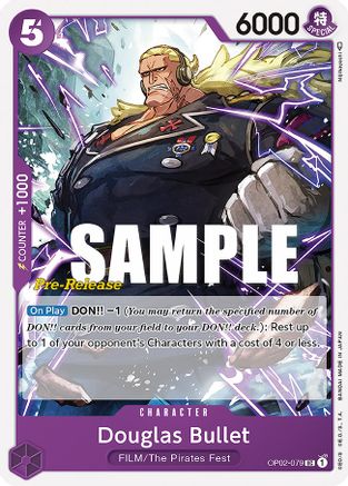 Douglas Bullet [Paramount War Pre-Release Cards]