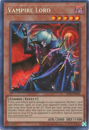 Vampire Lord (25th Anniversary) [DCR-EN000] Secret Rare