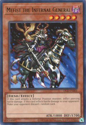 Mefist the Infernal General (25th Anniversary) [DCR-EN066] Rare