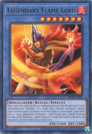 Legendary Flame Lord (25th Anniversary) [DCR-EN081] Rare