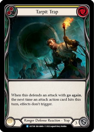 Tarpit Trap (Yellow) [OUT108] (Outsiders)  Rainbow Foil