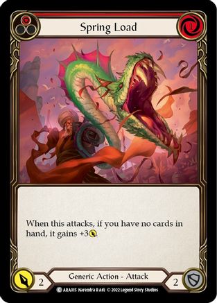 Spring Load (Red) [ARA015] (Outsiders Arakni Blitz Deck)