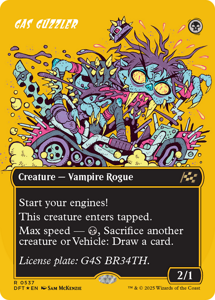 Gas Guzzler (Borderless) (First-Place Foil) (-537) - Aetherdrift