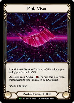 Pink Visor [LSS007] (Promo)  Cold Foil