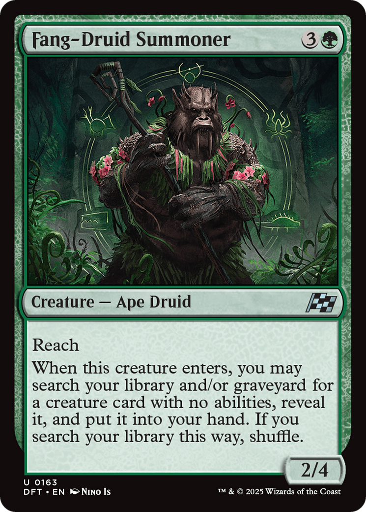 Fang-Druid Summoner (-163) - Aetherdrift Foil