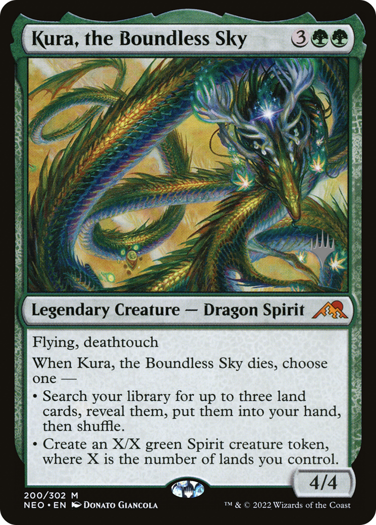Kura, the Boundless Sky (PPNEO-200P) - Kamigawa: Neon Dynasty Promos Foil