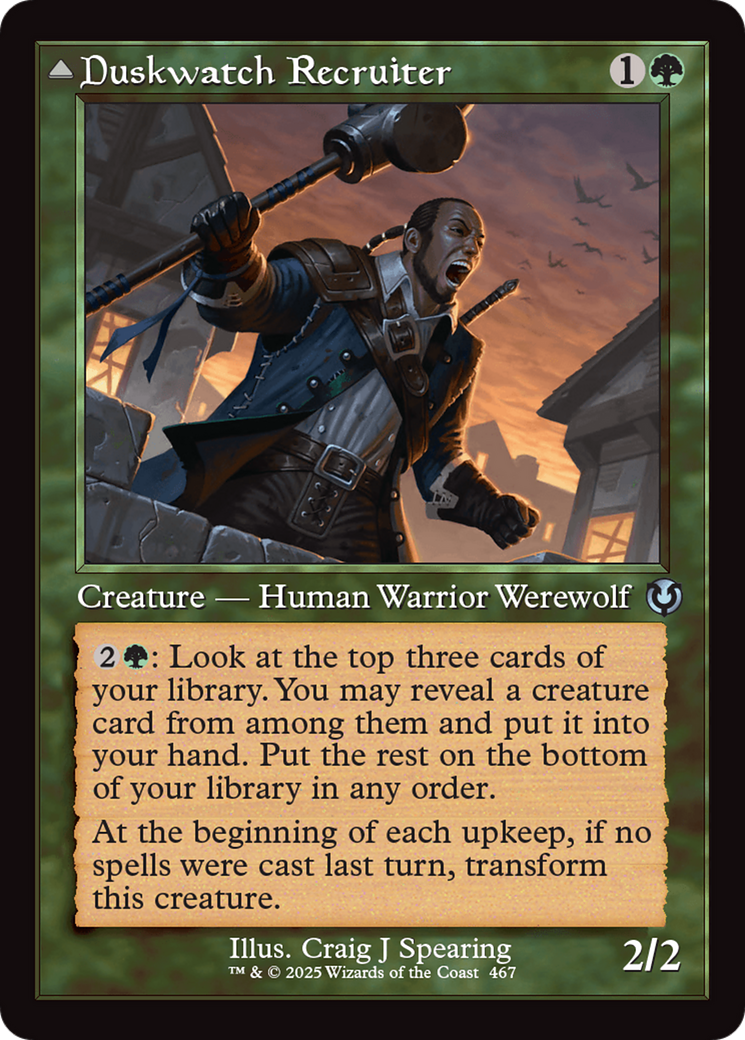 Duskwatch Recruiter (Retro Frame) (-467) - Innistrad Remastered