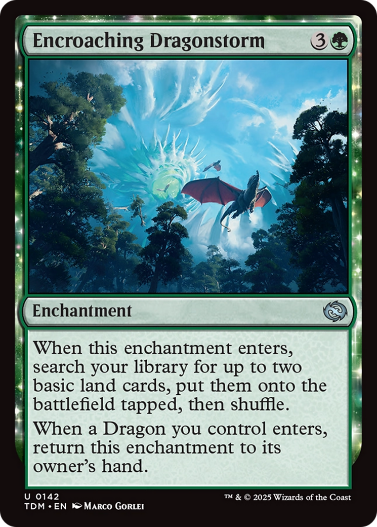 Encroaching Dragonstorm (TDM-142) - Tarkir: Dragonstorm