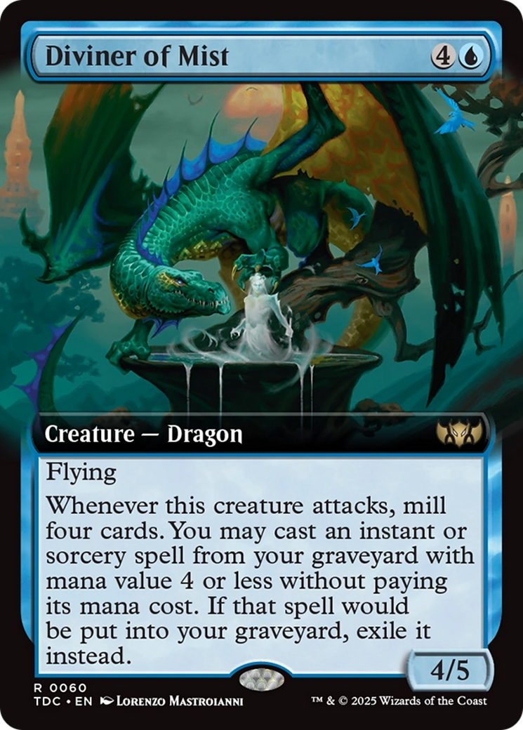 Diviner of Mist (Extended Art) (TDC-060) - Commander: Tarkir: Dragonstorm