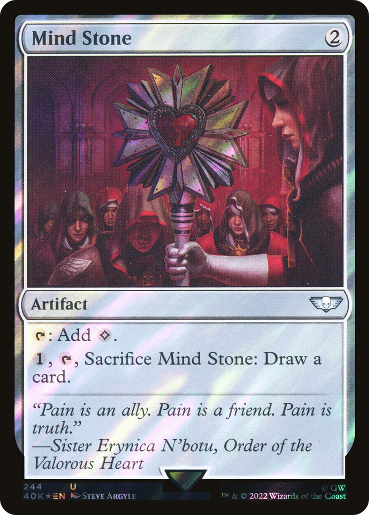 Mind Stone (244) (Surge Foil) [Universes Beyond: Warhammer 40,000]