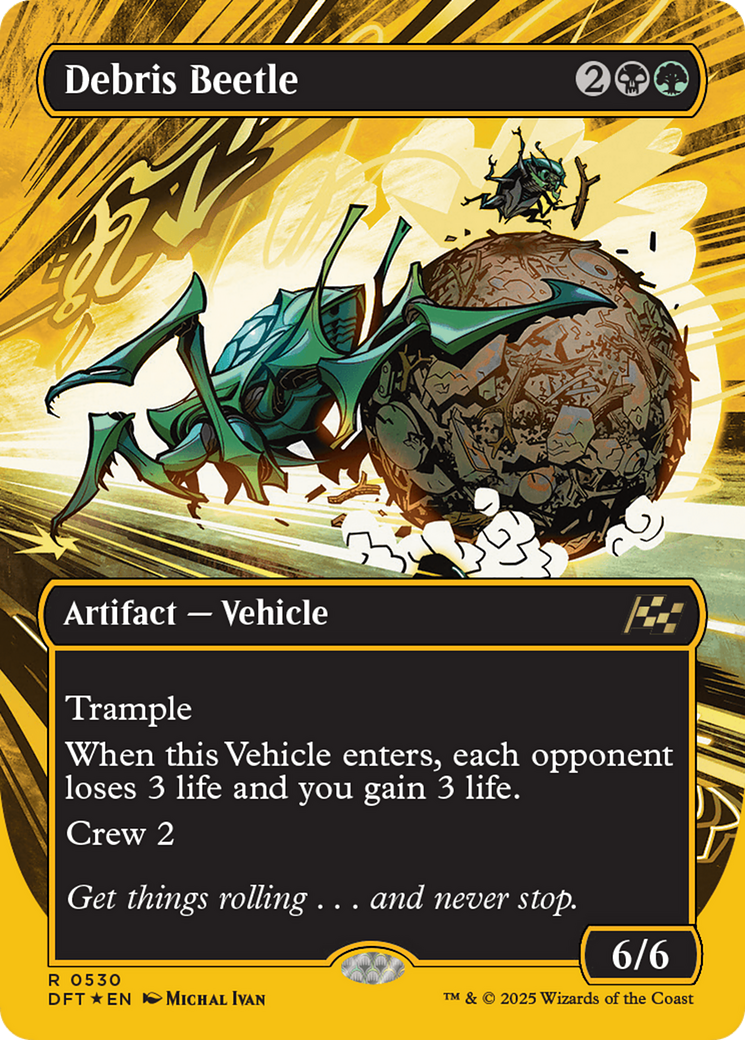 Debris Beetle (Borderless) (First-Place Foil) (-530) - Aetherdrift