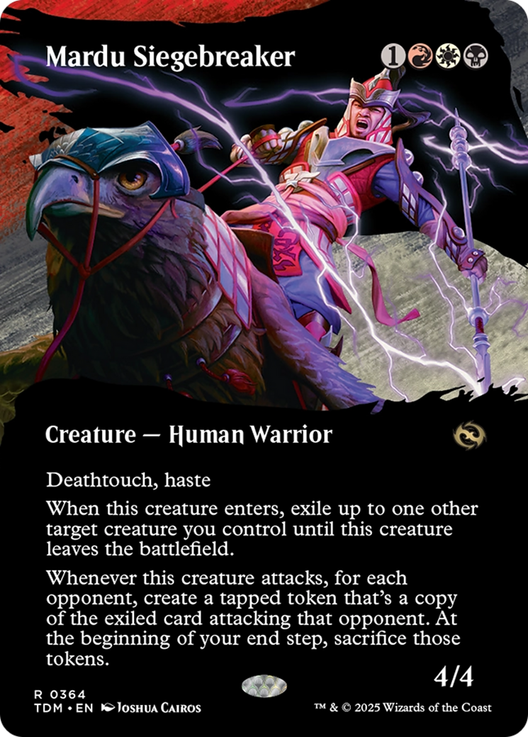 Mardu Siegebreaker (Borderless) (TDM-364) - Tarkir: Dragonstorm