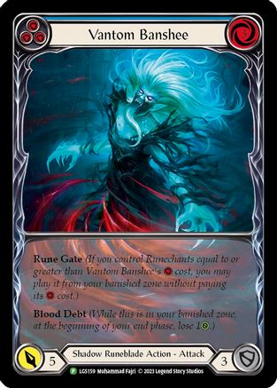 Vantom Banshee (Blue) (Extended Art) [LGS159] (Promo)  Rainbow Foil