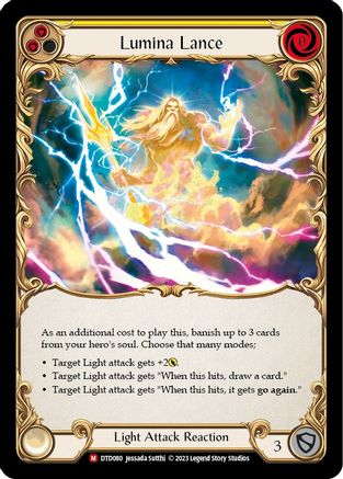 Lumina Lance [DTD080] (Dusk Till Dawn)  Rainbow Foil