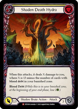 Shaden Death Hydra [DTD108] (Dusk Till Dawn)  Rainbow Foil