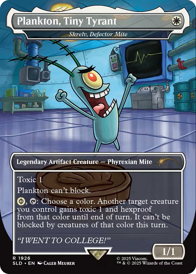 Plankton, Tiny Tyrant - Shrelv, Defector Mite (SLD-1926) - Secret Lair Drop Series