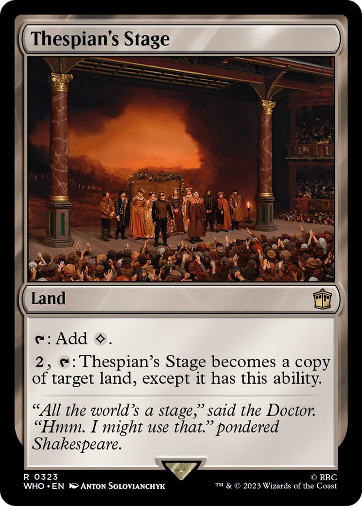 Thespian's Stage [Doctor Who]