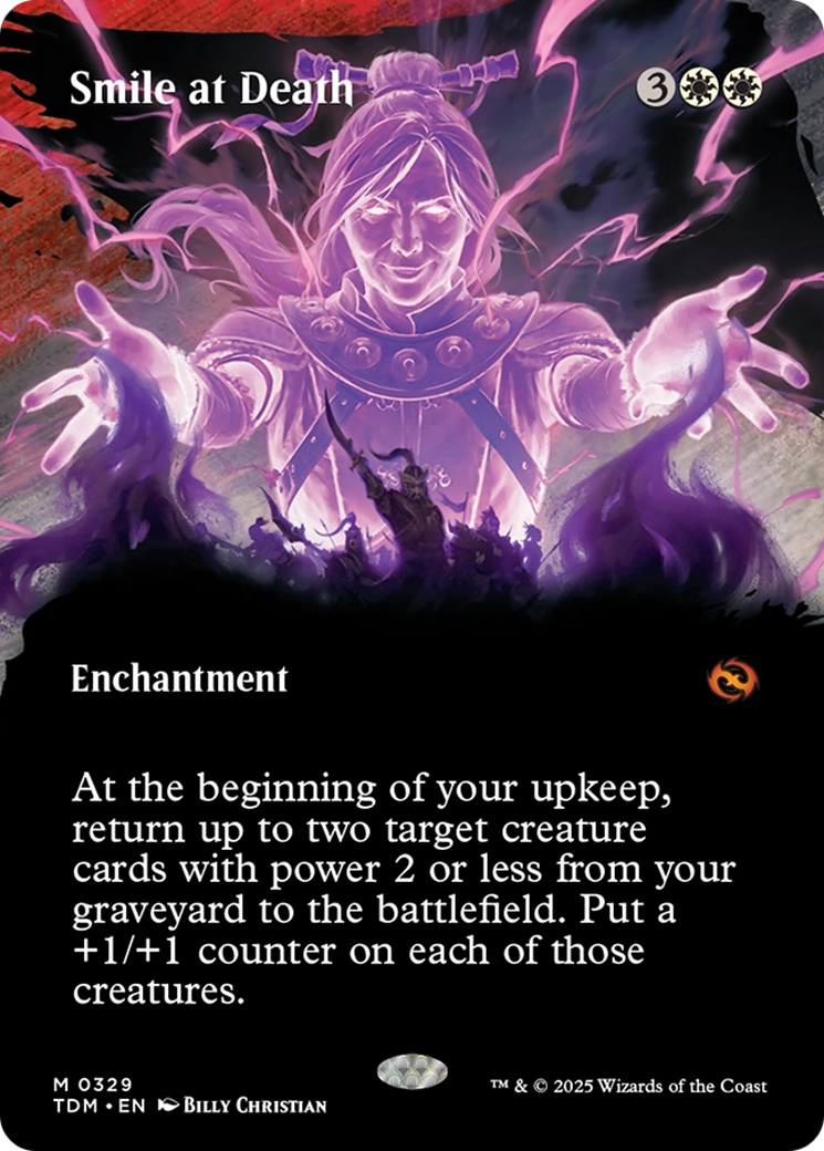 Smile at Death (Borderless) (TDM-329) - Tarkir: Dragonstorm