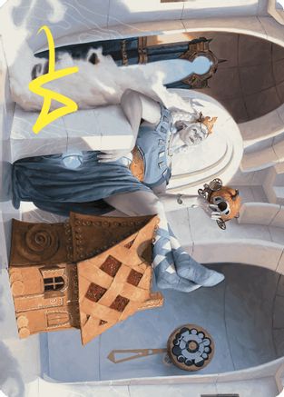 Beluna Grandsquall Art Card (Gold-Stamped Signature) (ASWOE-036) - Art Series: Wilds of Eldraine