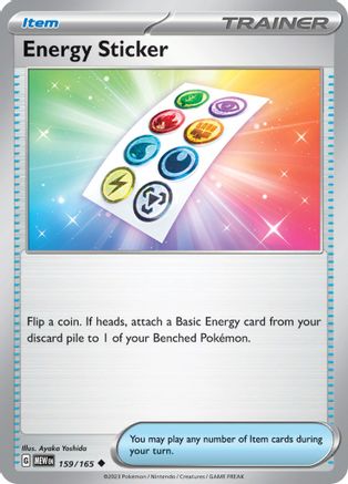 Energy Sticker (159/165) [Scarlet & Violet: 151]