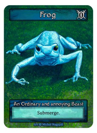 Frog (Blue) (Box Topper)  - Alpha