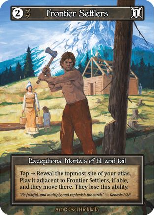 Frontier Settlers (Foil) [Alpha]