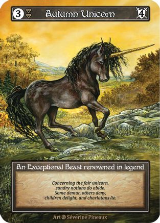 Autumn Unicorn (Foil) [Beta]