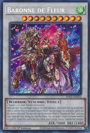 Baronne de Fleur [RA01-EN034] Secret Rare