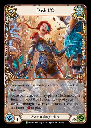 Dash I/O [HER089] (Promo)  Cold Foil