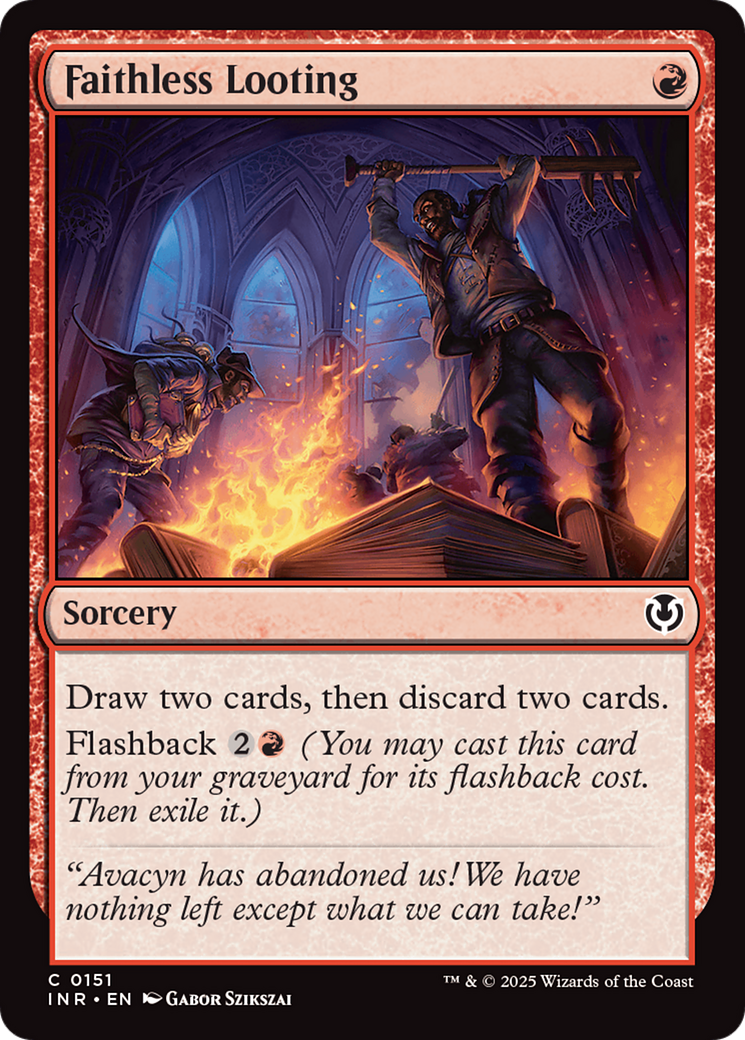 Faithless Looting (-151) - Innistrad Remastered