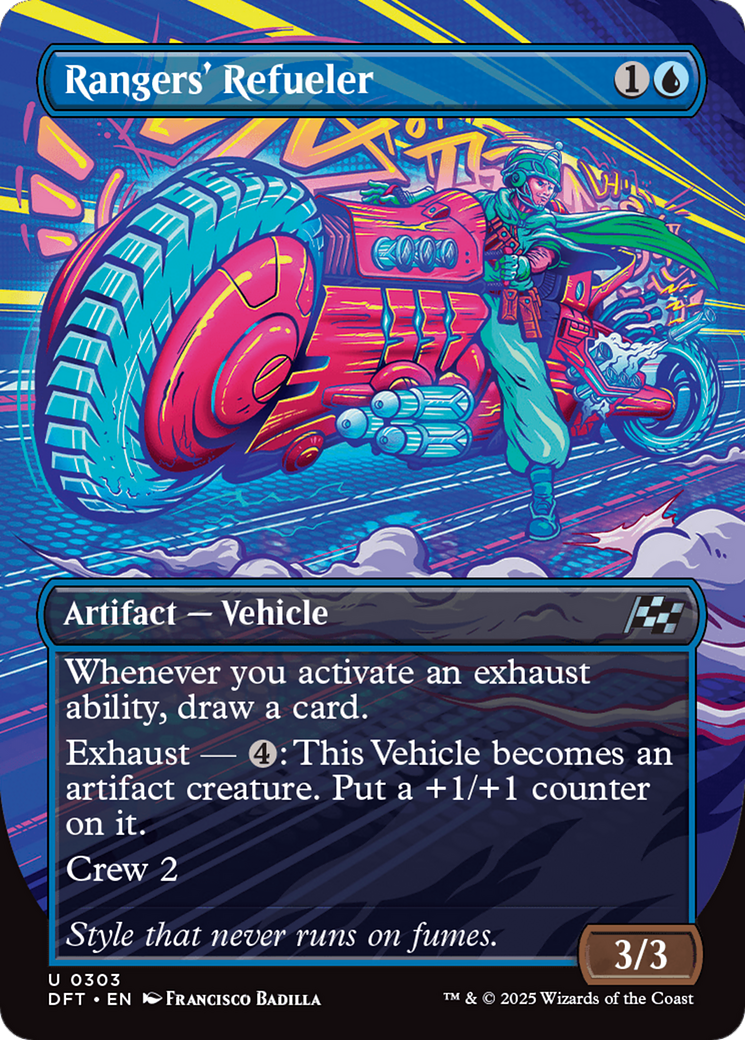 Rangers' Refueler (Borderless) (-303) - Aetherdrift Foil