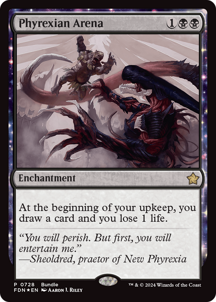 Phyrexian Arena (FDN-728) - Foundations: (nyxtouched) Foil