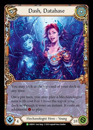 Dash, Database [HER091] (Promo)  Cold Foil