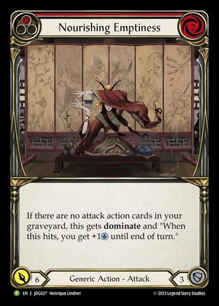 Nourishing Emptiness (Red) [JDG027] (Promo)  Cold Foil