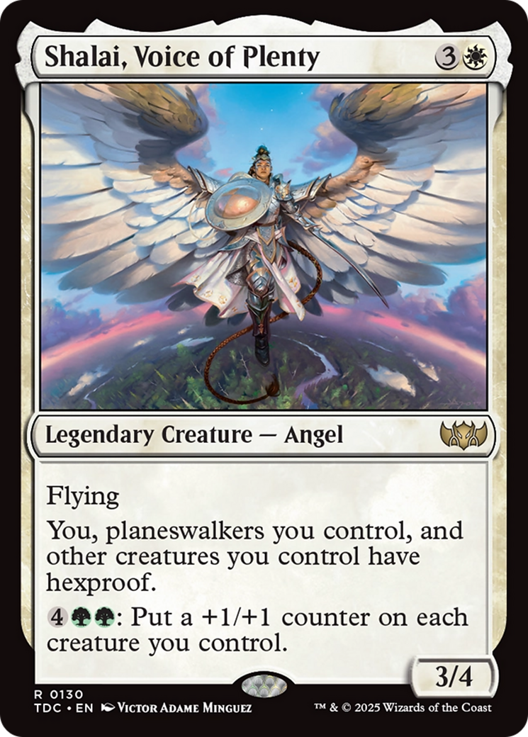 Shalai, Voice of Plenty (TDC-130) - Commander: Tarkir: Dragonstorm