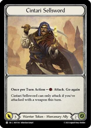 Cintari Sellsword (Regular) [HVY134] (Heavy Hitters)