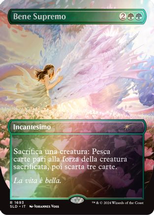 Greater Good (Italian) - "Bene Supremo" (Rainbow Foil) (SLD-1693) - Secret Lair Drop Series