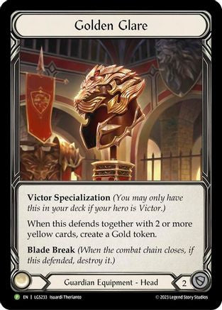 Golden Glare [LGS233] (Promo)  Rainbow Foil