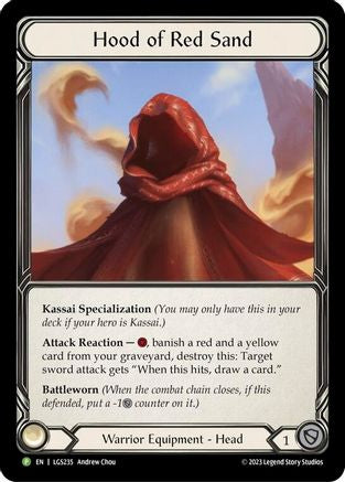 Hood of the Red Sand [LGS235] (Promo)  Rainbow Foil
