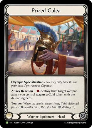 Prized Galea [LGS236] (Promo)  Rainbow Foil