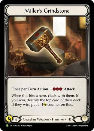Miller's Grindstone [LGS240] (Promo)  Rainbow Foil
