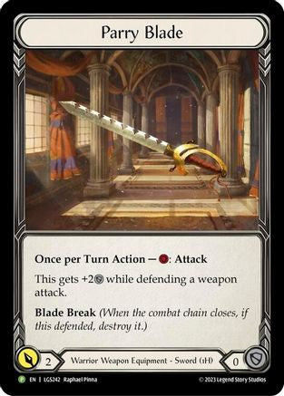 Parry Blade [LGS242] (Promo)  Rainbow Foil