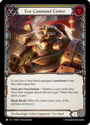 Evo Command Center [FAB207] (Promo)  Rainbow Foil