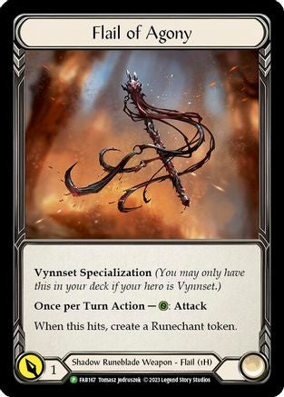 Flail of Agony [FAB167] (Promo)  Rainbow Foil