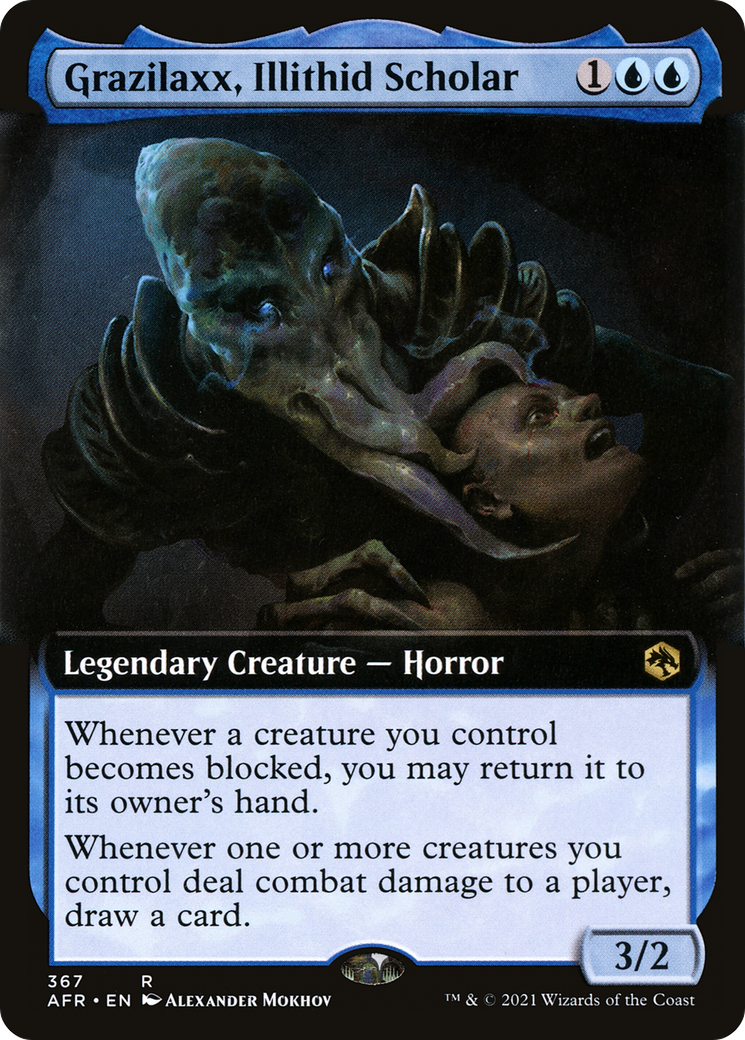 Grazilaxx, Illithid Scholar (Extended Art) [Dungeons & Dragons: Adventures in the Forgotten Realms]