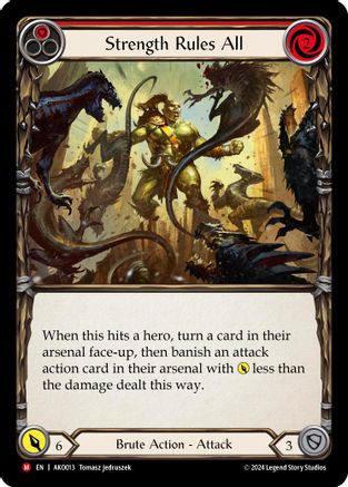 Strength Rules All [AKO013] (Armory Deck: Kayo)  Rainbow Foil